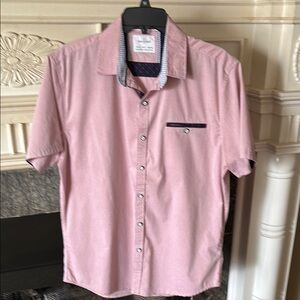 Craft + Flow Men's Pink Button-Up Shirt